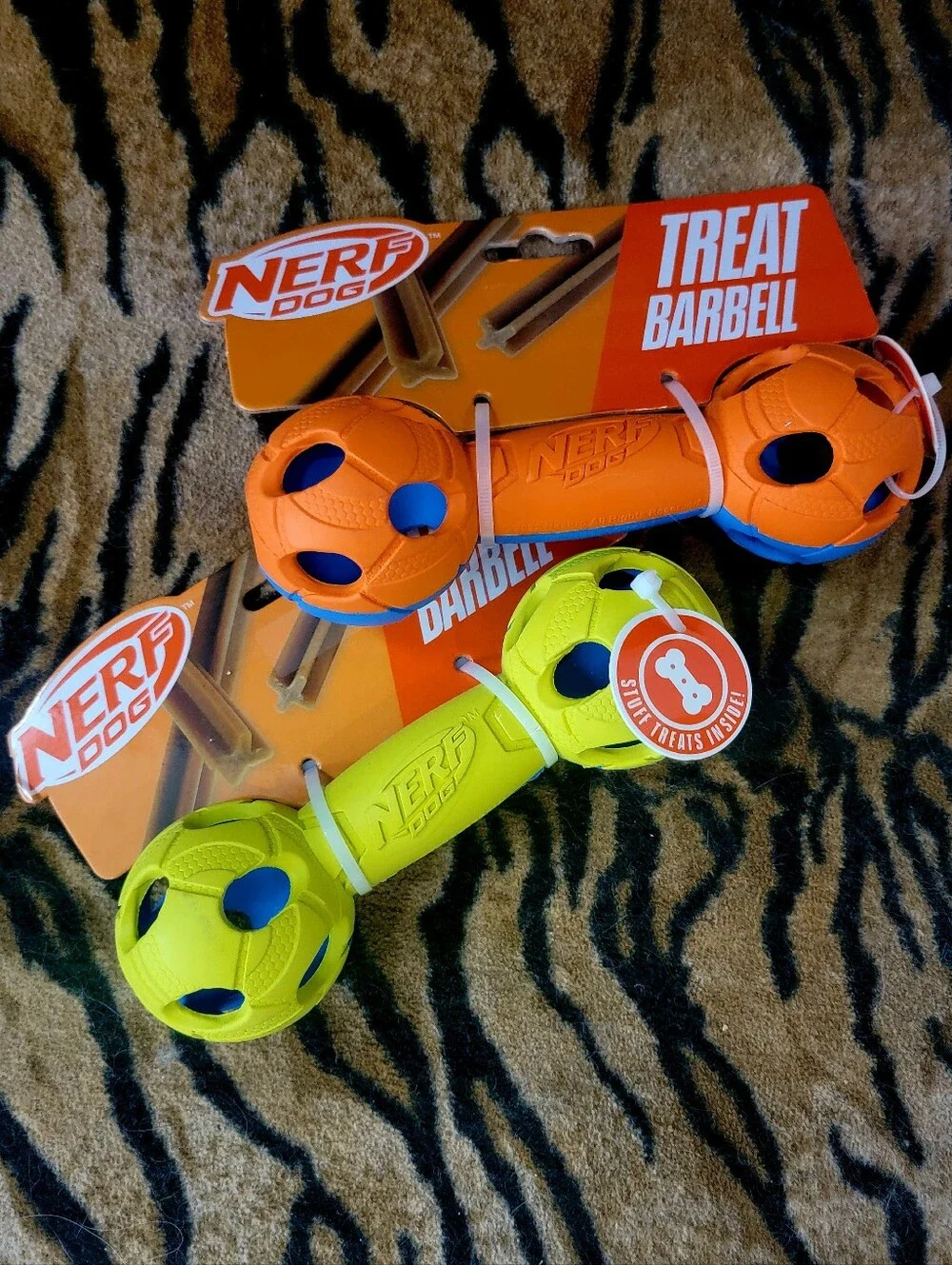 Nerf treat dog